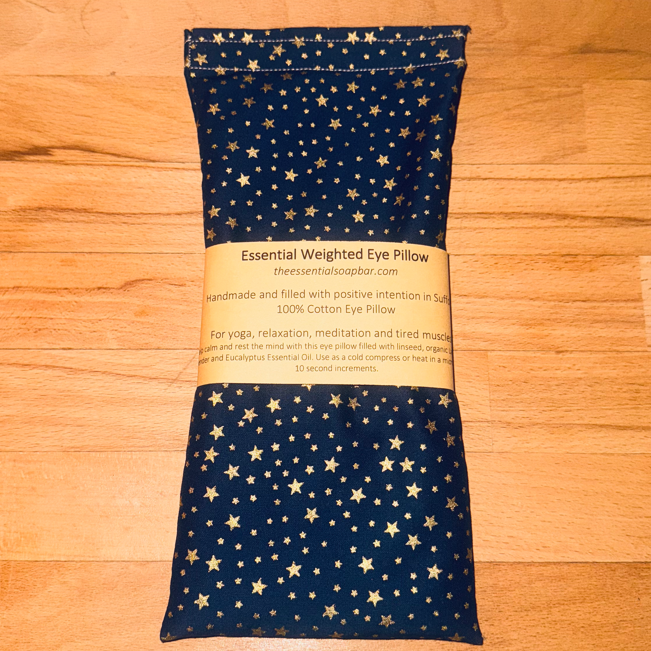 Essential Lavender & Eucalyptus Weighted Eye Pillow