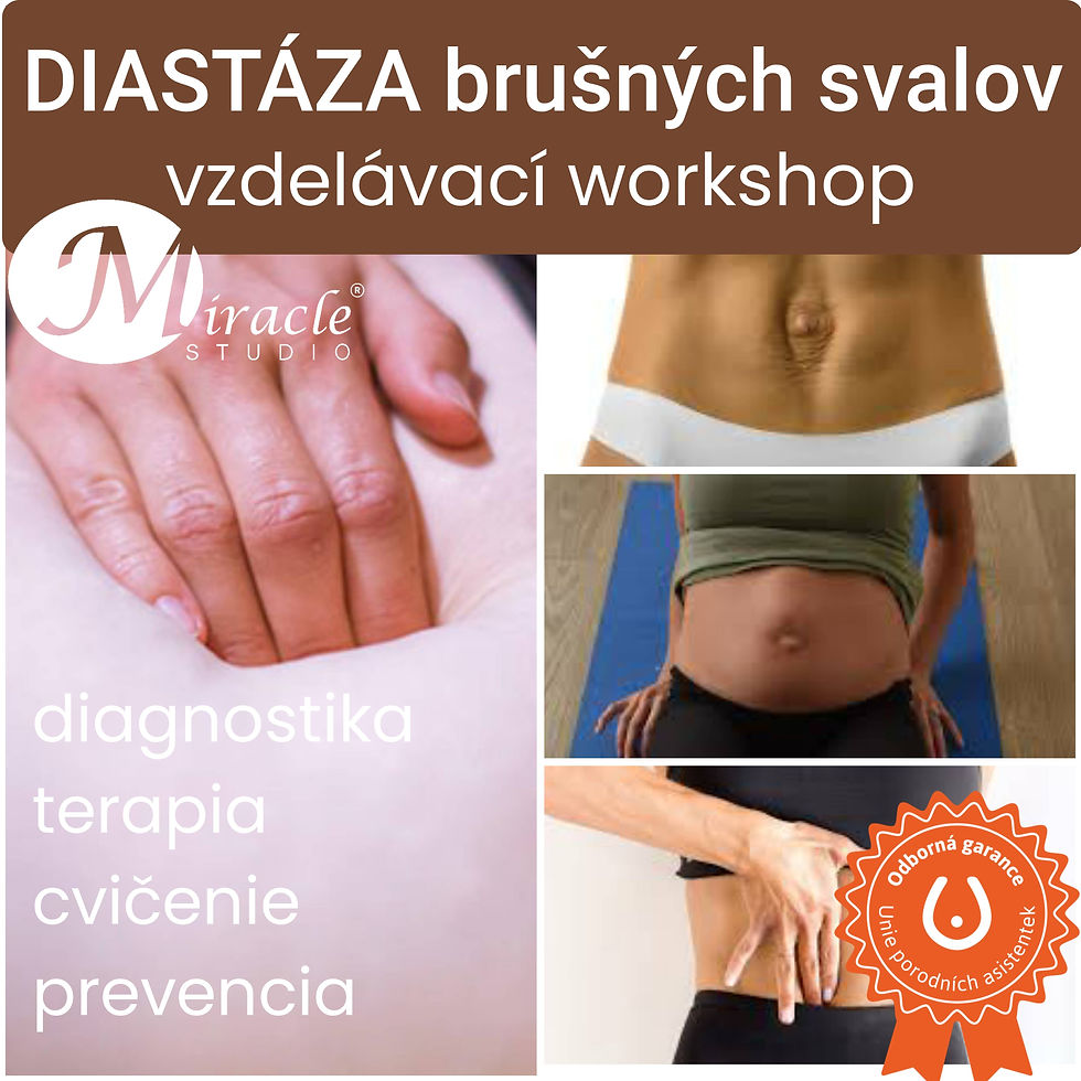 DIASTÁZA - vzdelávací seminár pre fyzioterapeutov a pôrodné asistentky OSOBNE