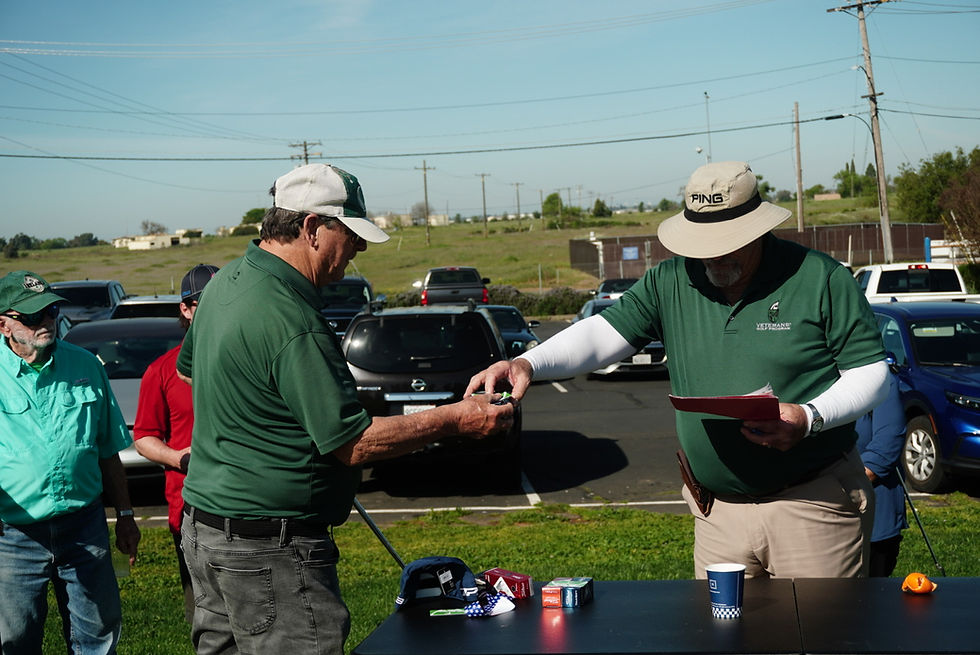 Volunteer at the Veterans Golf Tournament