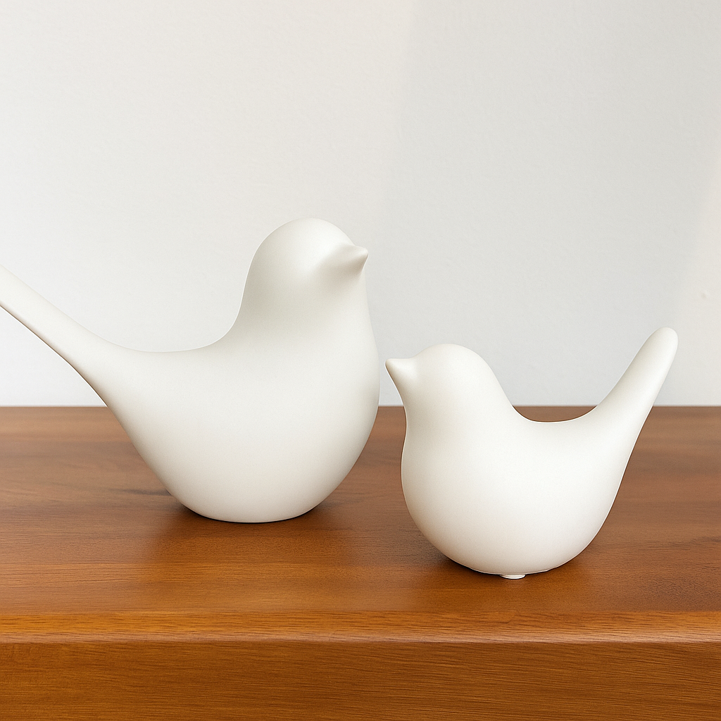 Juego pajaritos grande y pequeno