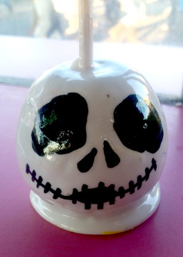 Jack Skellington Candy Apple
