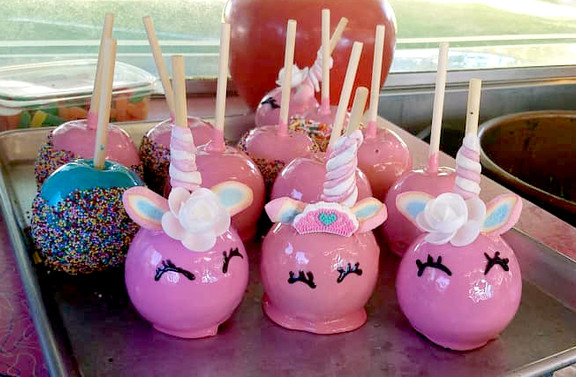 Unicorn Candy Apples