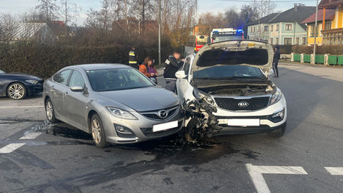 Unfall auf der Oberndorferstraße