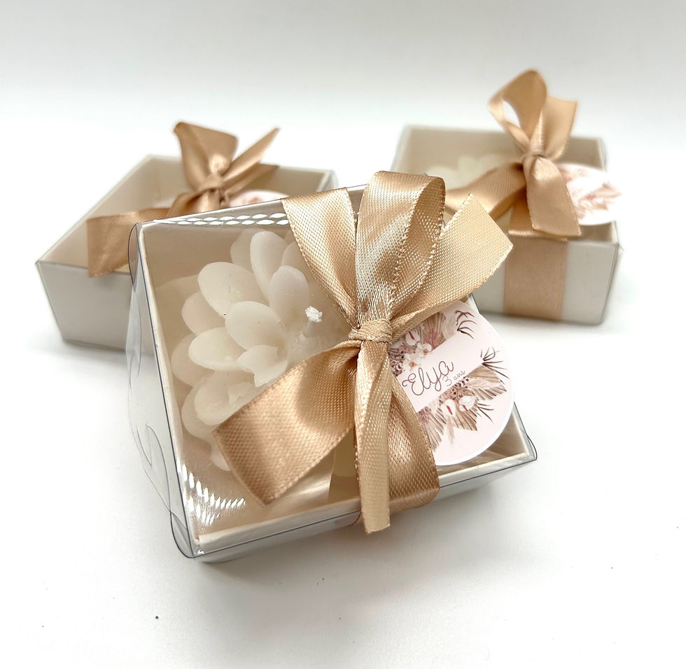 Miniature : Bougie fleur