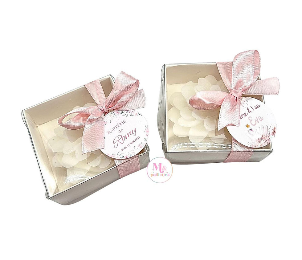 Miniature : Bougie fleur