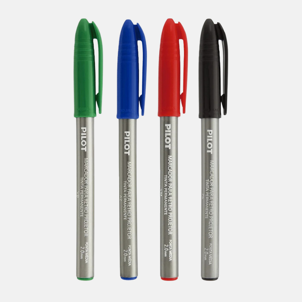 Caneta retroprojetor Pilot 2.0mm médio
