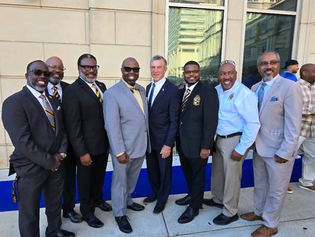 MAAC Alpha Men Welcome Students Back to School Across the Region