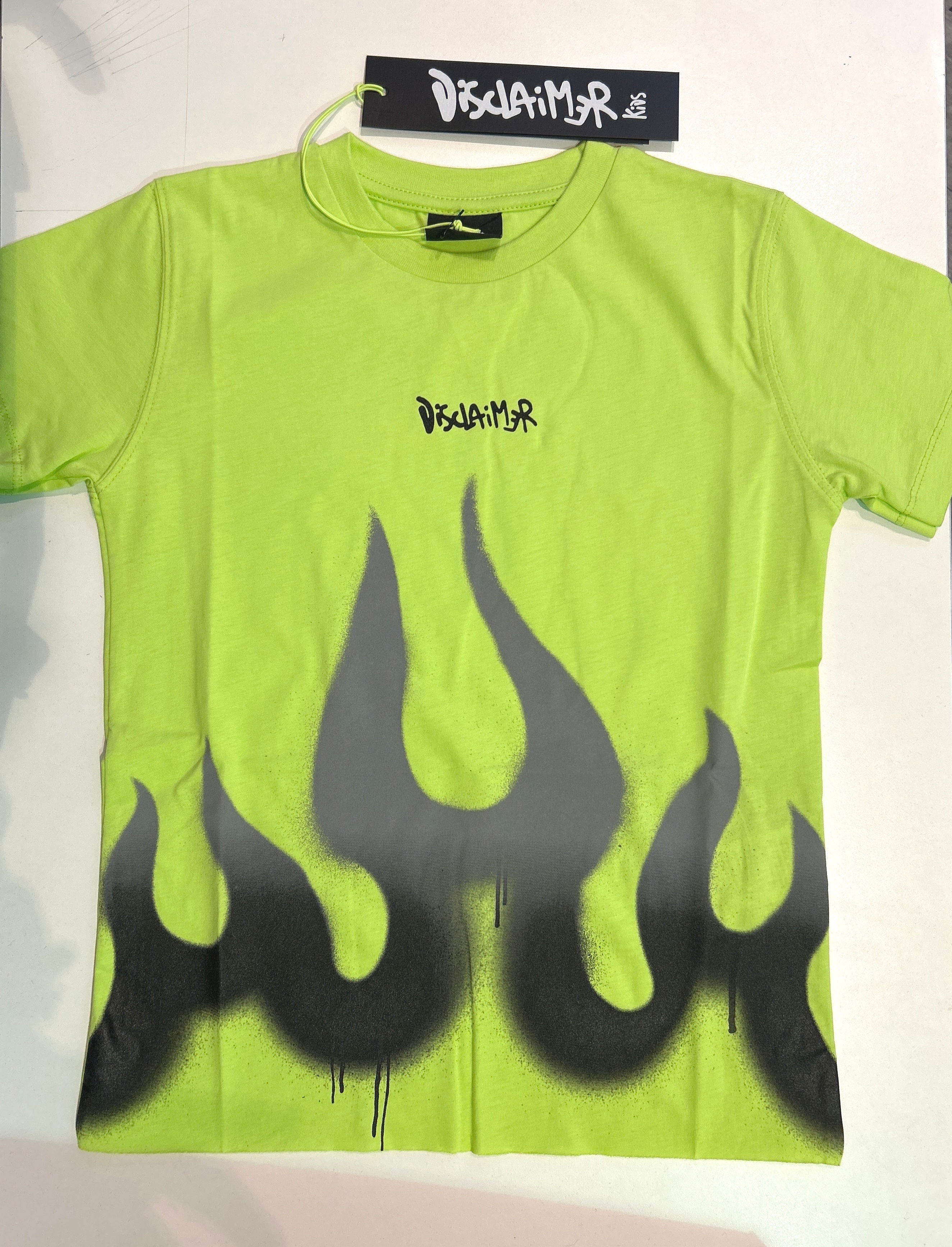 T-SHIRT FLUO DISCLAIMER