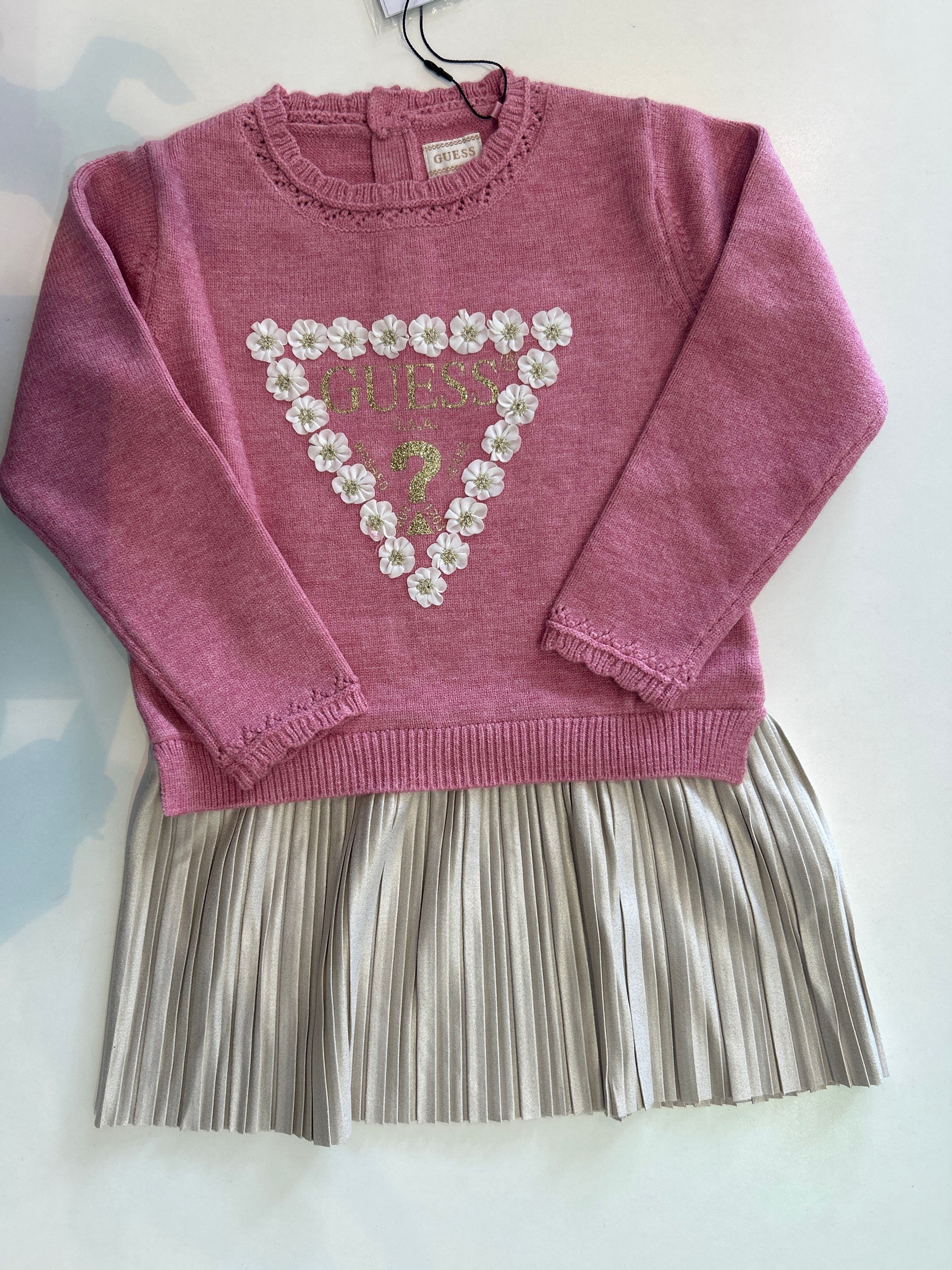 ABITO ROSA ORO BABY GUESS