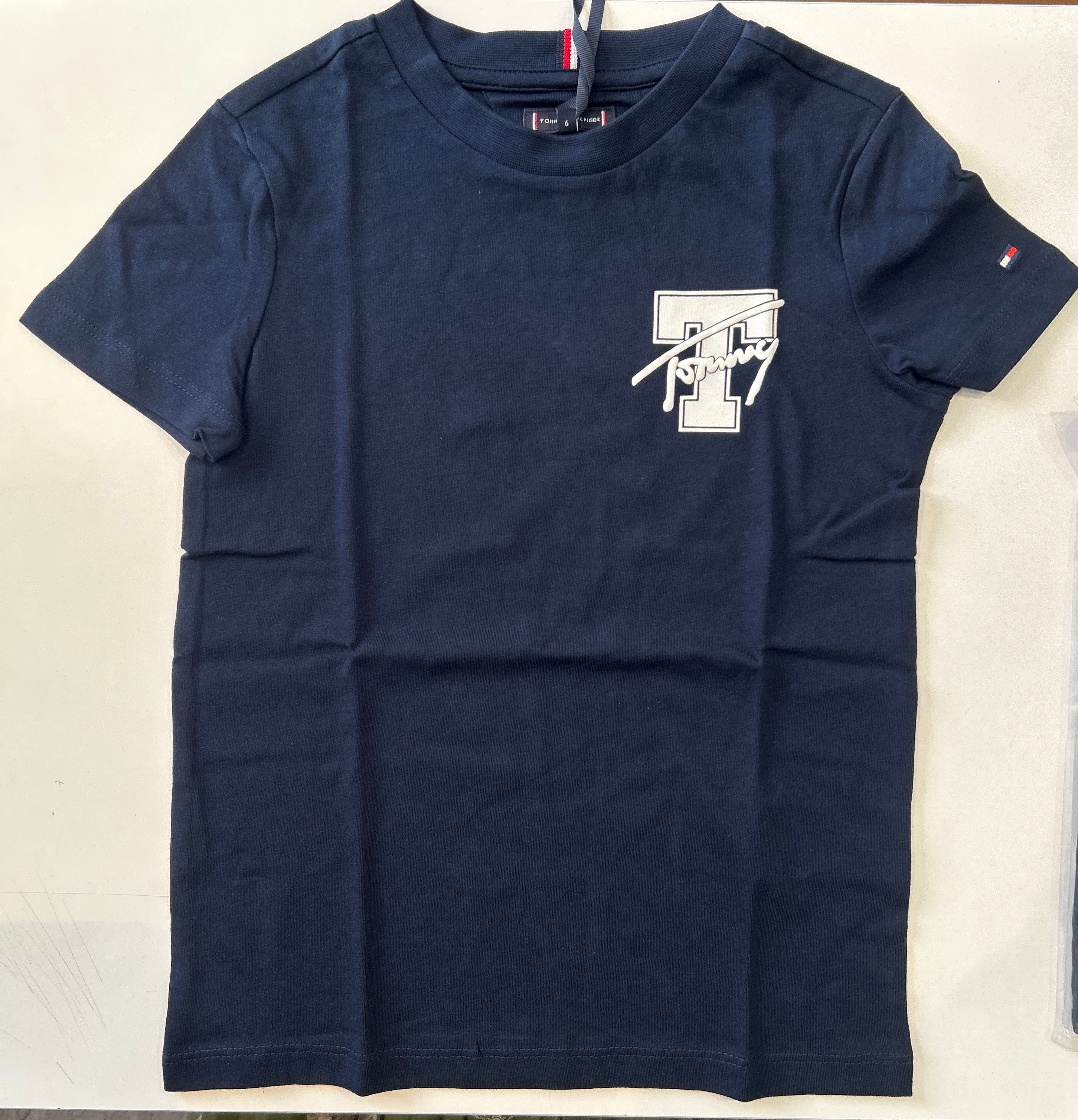 T-SHIRT MM BLU/BIANCA TOMMY