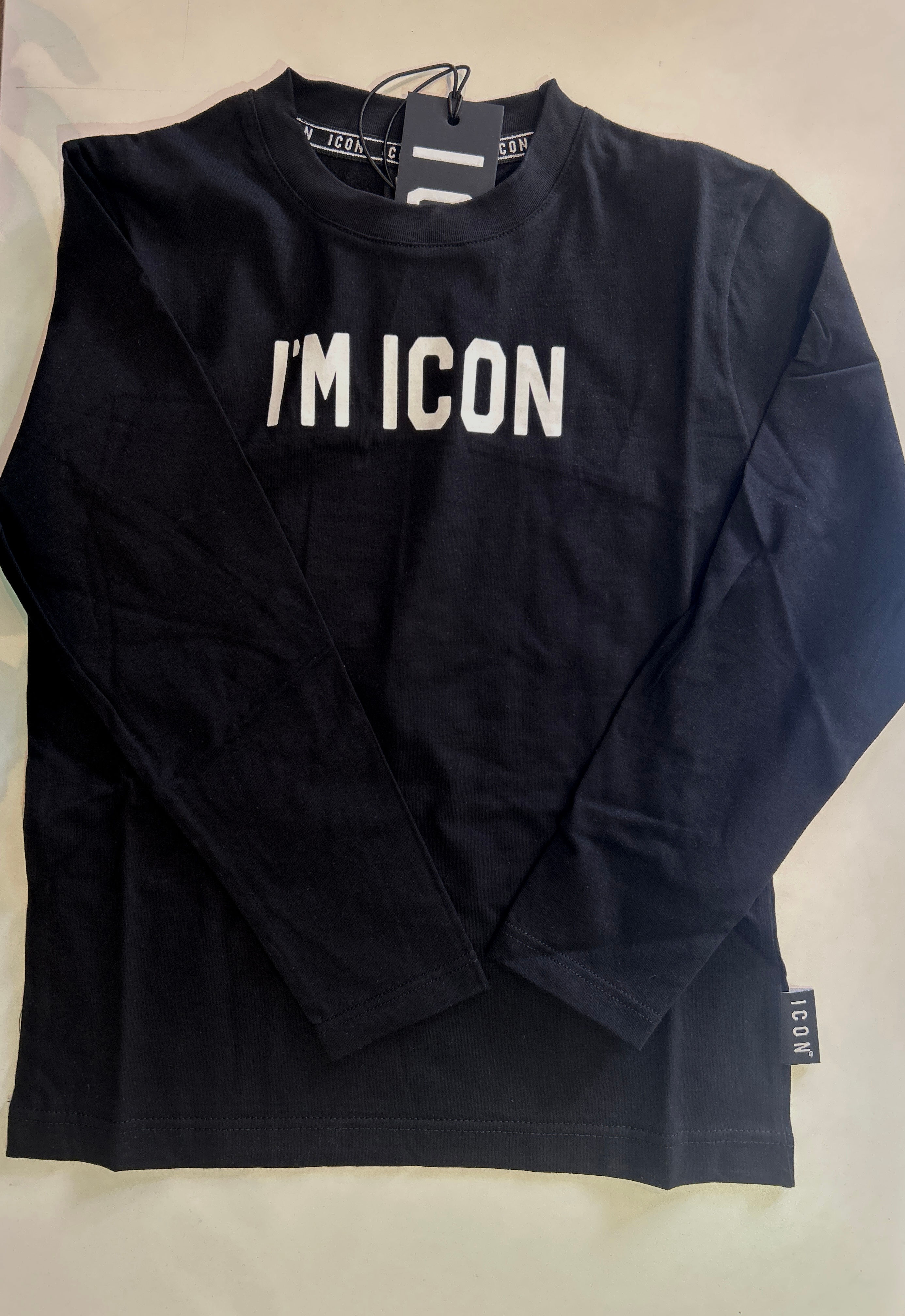 T-SHIRT ML NERA ICON 