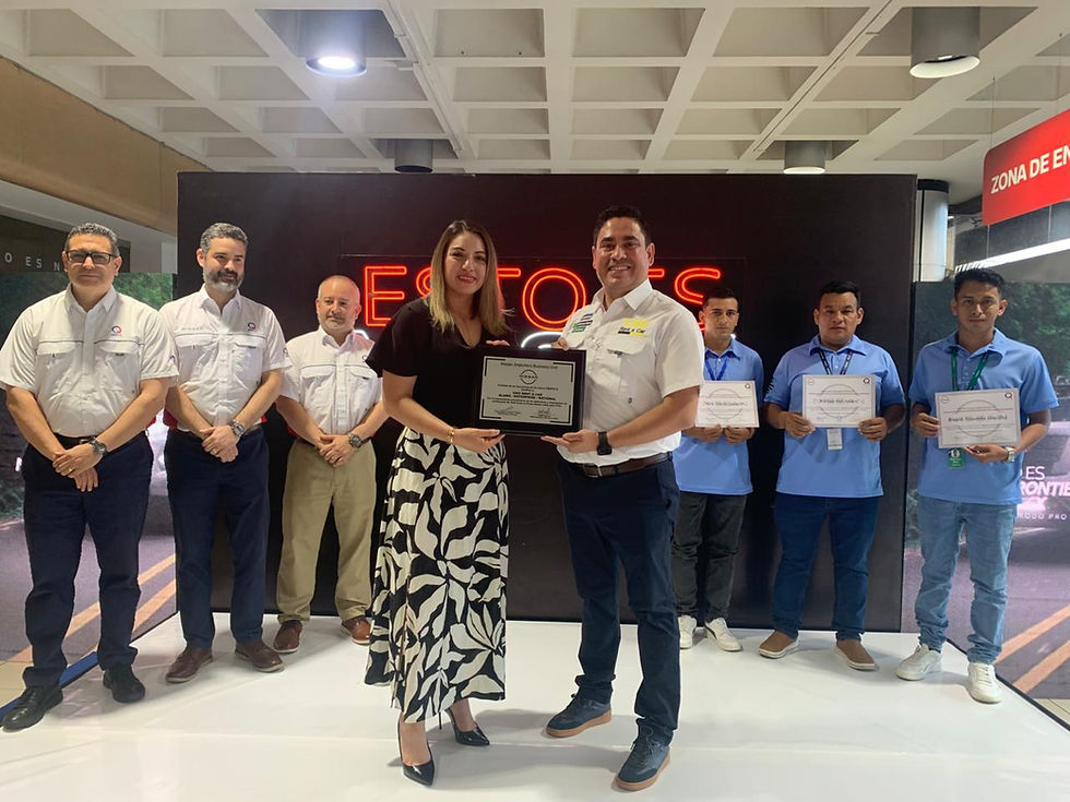 Nissan certifica a Uno Rent a Car como taller externo en El Salvador