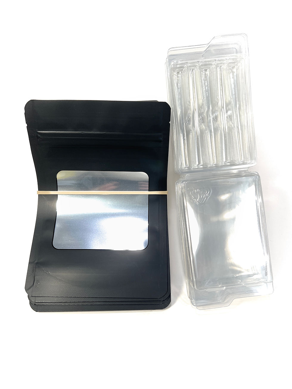 Thumbnail: 5 Slot Pre Roll Holder 50 Pk | Tray Fits - 1 1/4 Size Rolled Cones