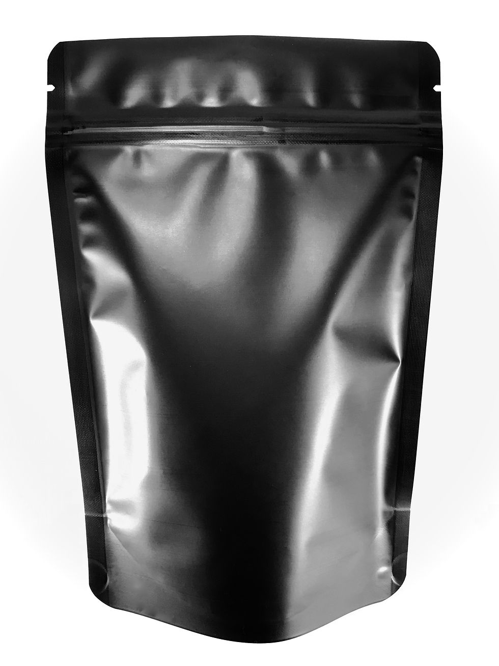 Thumbnail: 50 Pack Mylar Bag 4" x 5.5" x 1.5" Eighth Plus Size Stand Up Pouch (Bags Only)