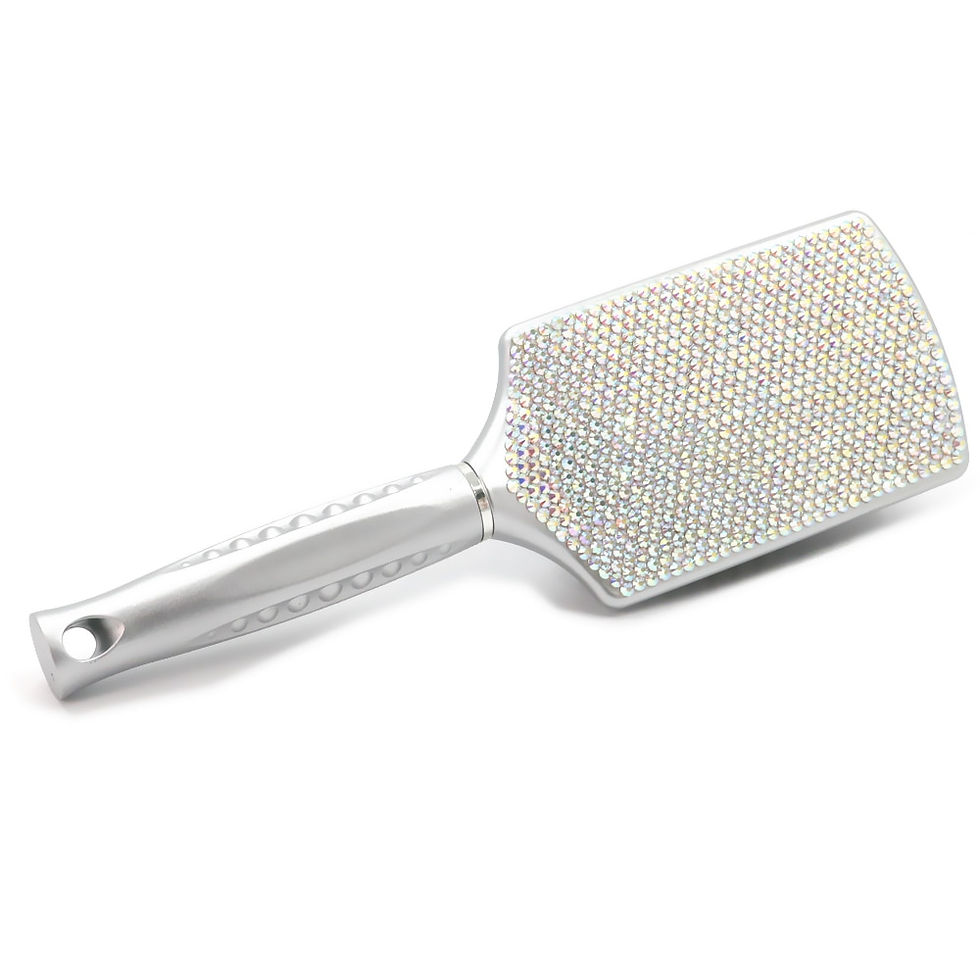 Miniatura: Hair Brush with Bling Rhinestone Comb cepillo para cabello brosse 