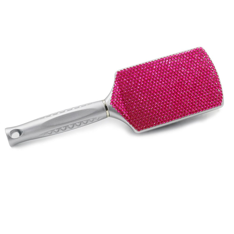 Miniatura: Hair Brush with Bling Rhinestone Comb cepillo para cabello brosse 