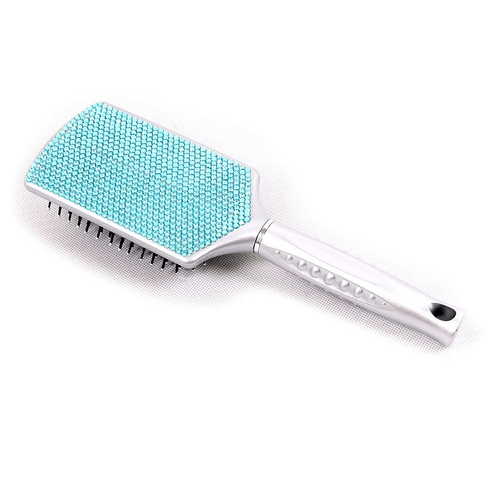 Miniatura: Hair Brush with Bling Rhinestone Comb cepillo para cabello brosse 