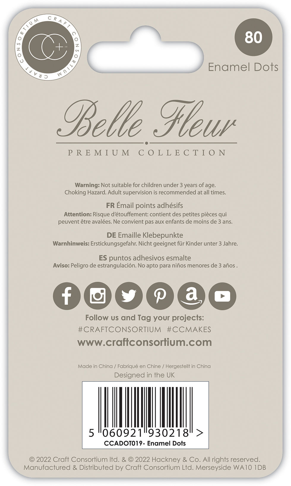 Thumbnail: Belle Fleur - Adhesive Enamel Dots