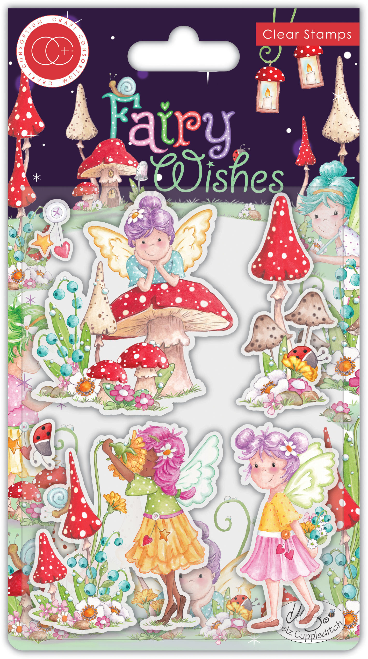 Fairy Wishes - Stamp Set - Flowers