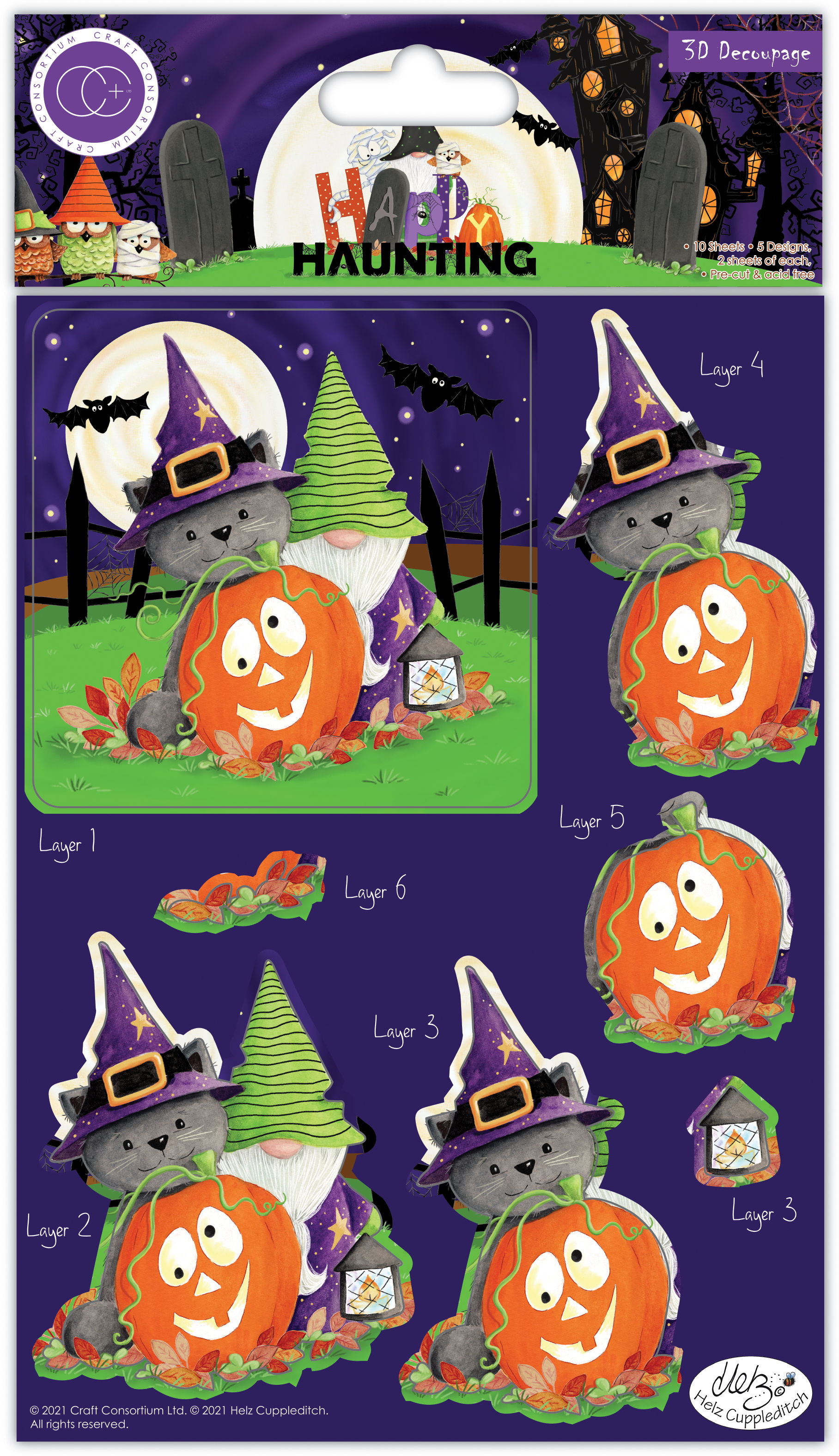 Happy Haunting - 3D Decoupage Set