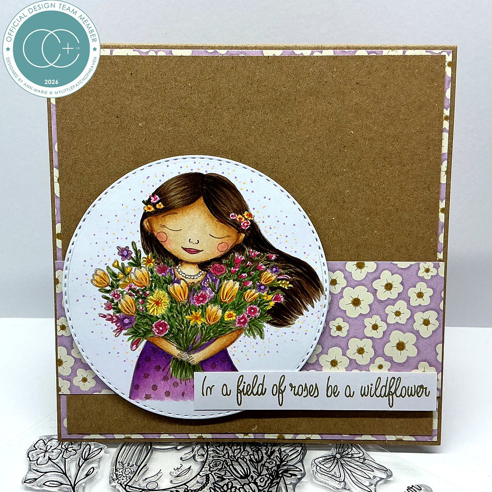 Thumbnail: Olivia's Wildflower Adventure - Be a Wildflower - Clear Photopolymer Stamp Set