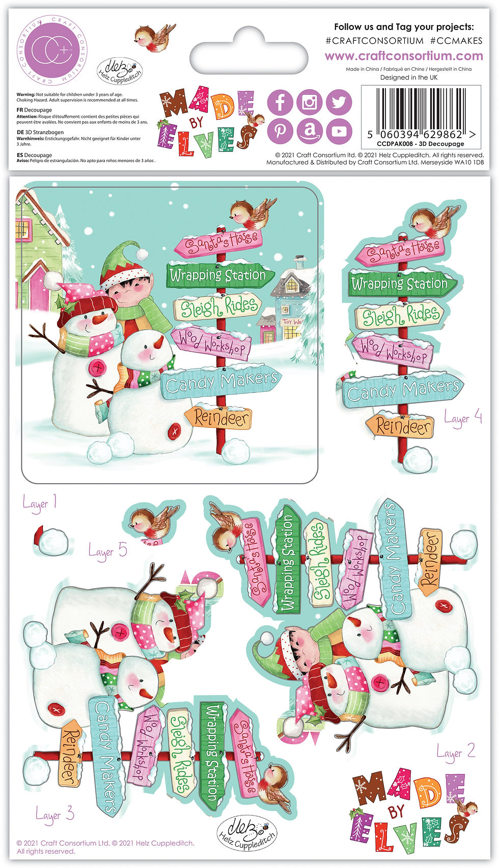 Thumbnail: Made by Elves - 3D Decoupage Set