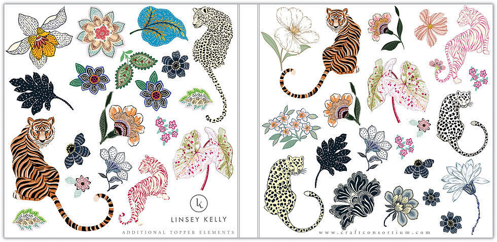 Thumbnail: Enchanted Jungle - 6"x6" Premium Paper Pad