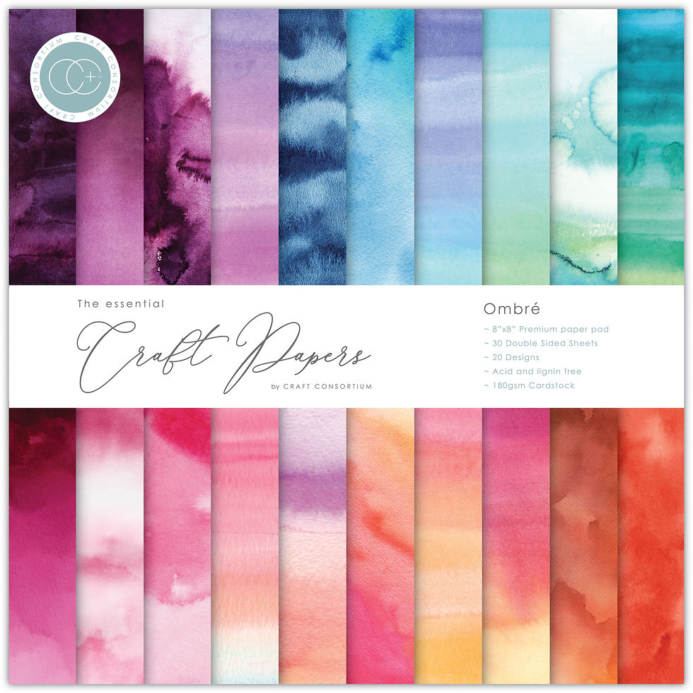 Thumbnail: The Essential Craft Papers - 8x8 - Ombré