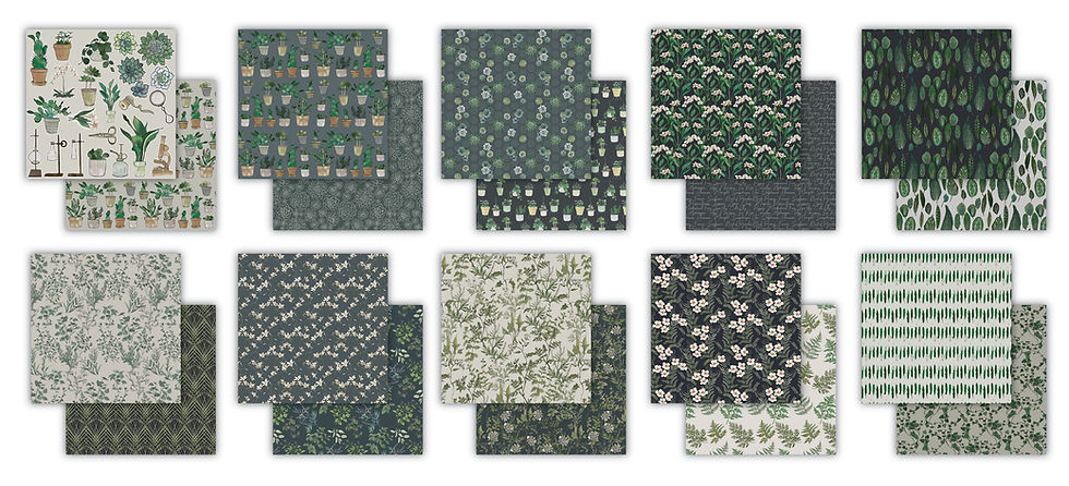 Thumbnail: Botany Boutique - 6"x6" Premium Paper Pad