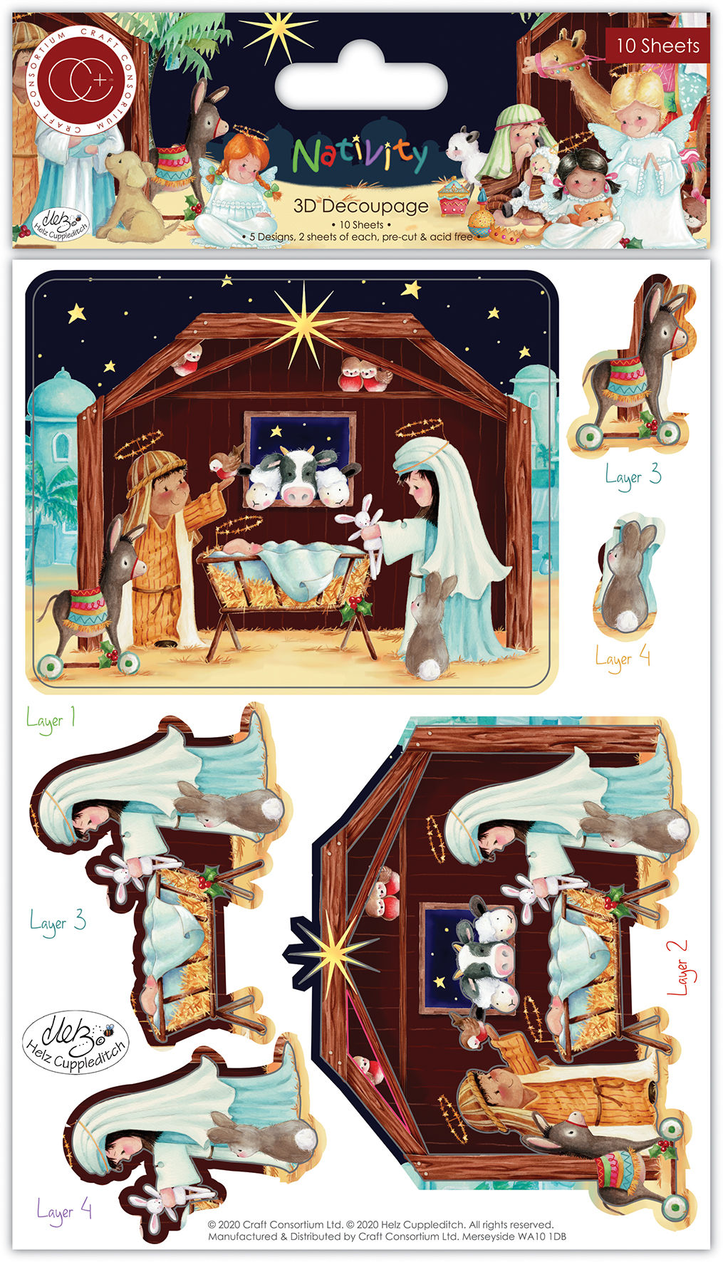 Nativity - 3D Decoupage Set