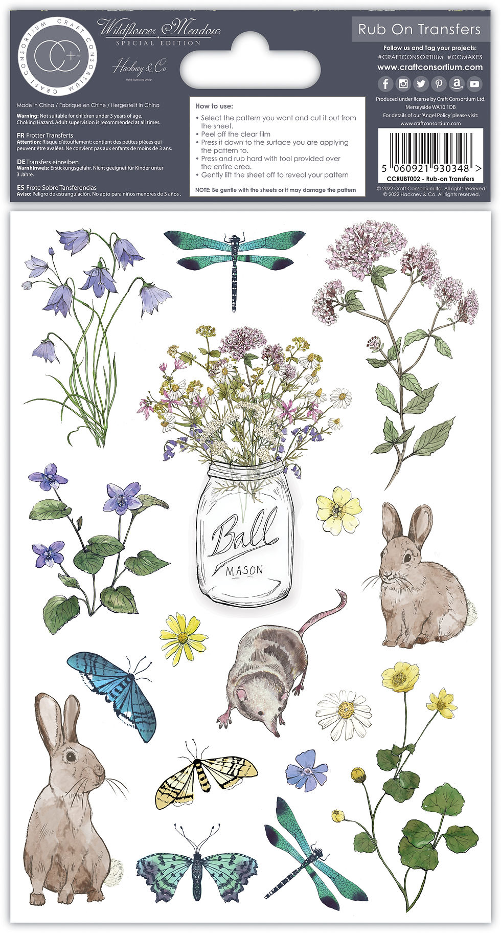 Thumbnail: Wildflower Meadow - Special Edition - Rub-on Transfers