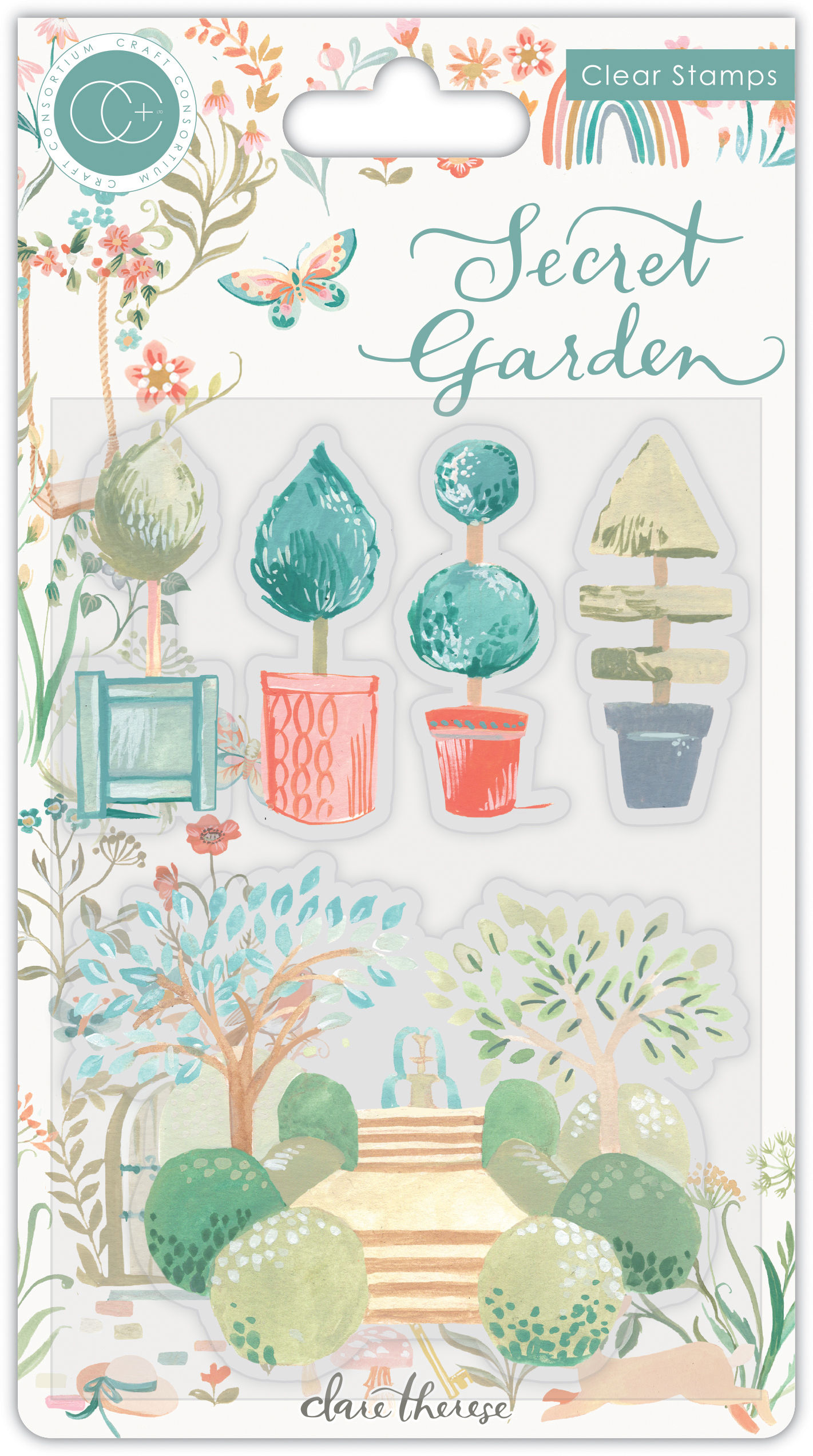 Secret Garden - Topiary - Stamp Set