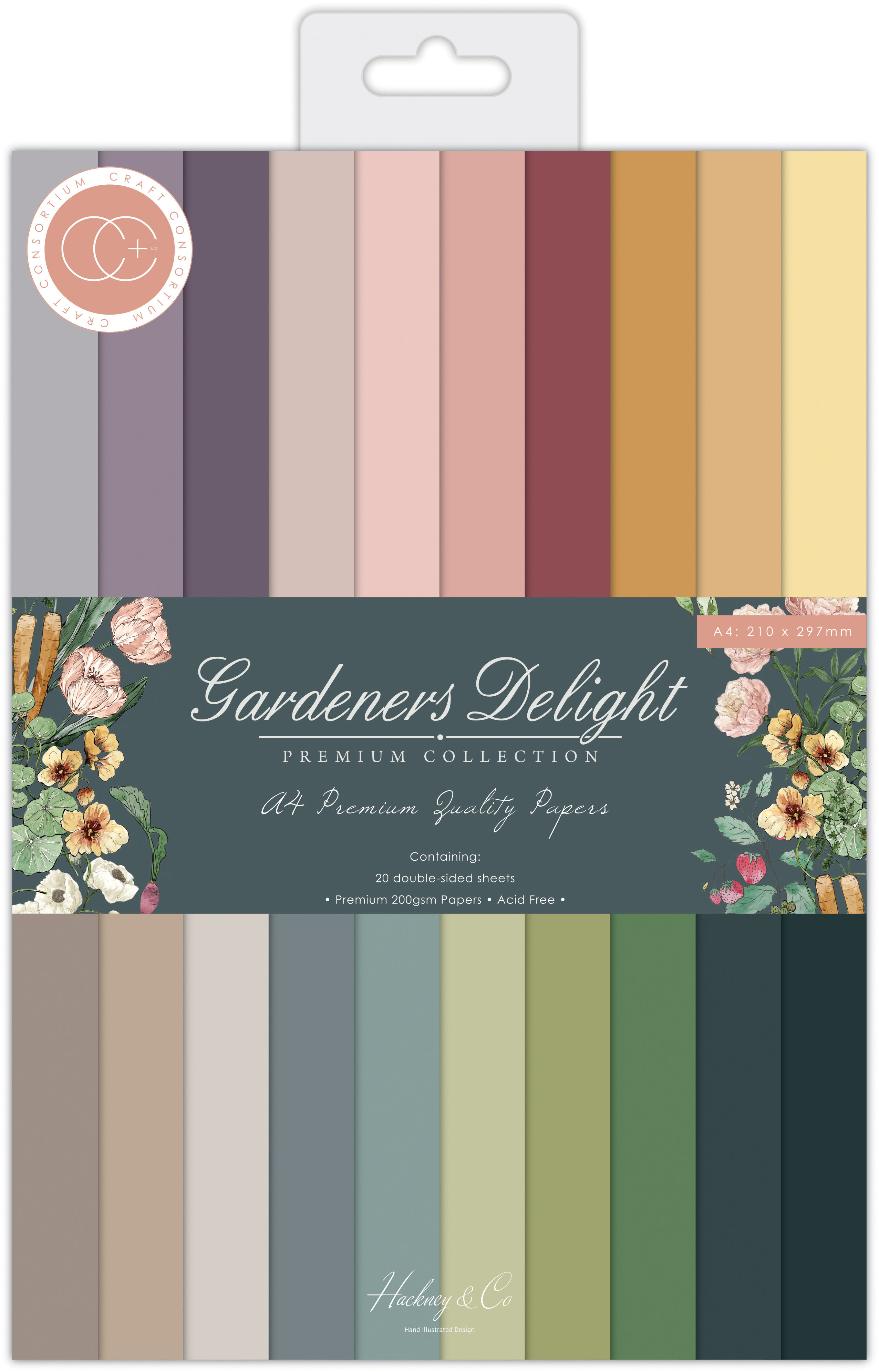 Gardeners Delight - A4 Premium Cardstock Paper Pad