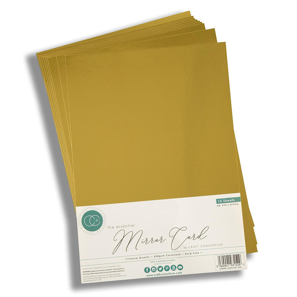 Thumbnail: The Essential Mirror Card - A4 Gold Mirror Card