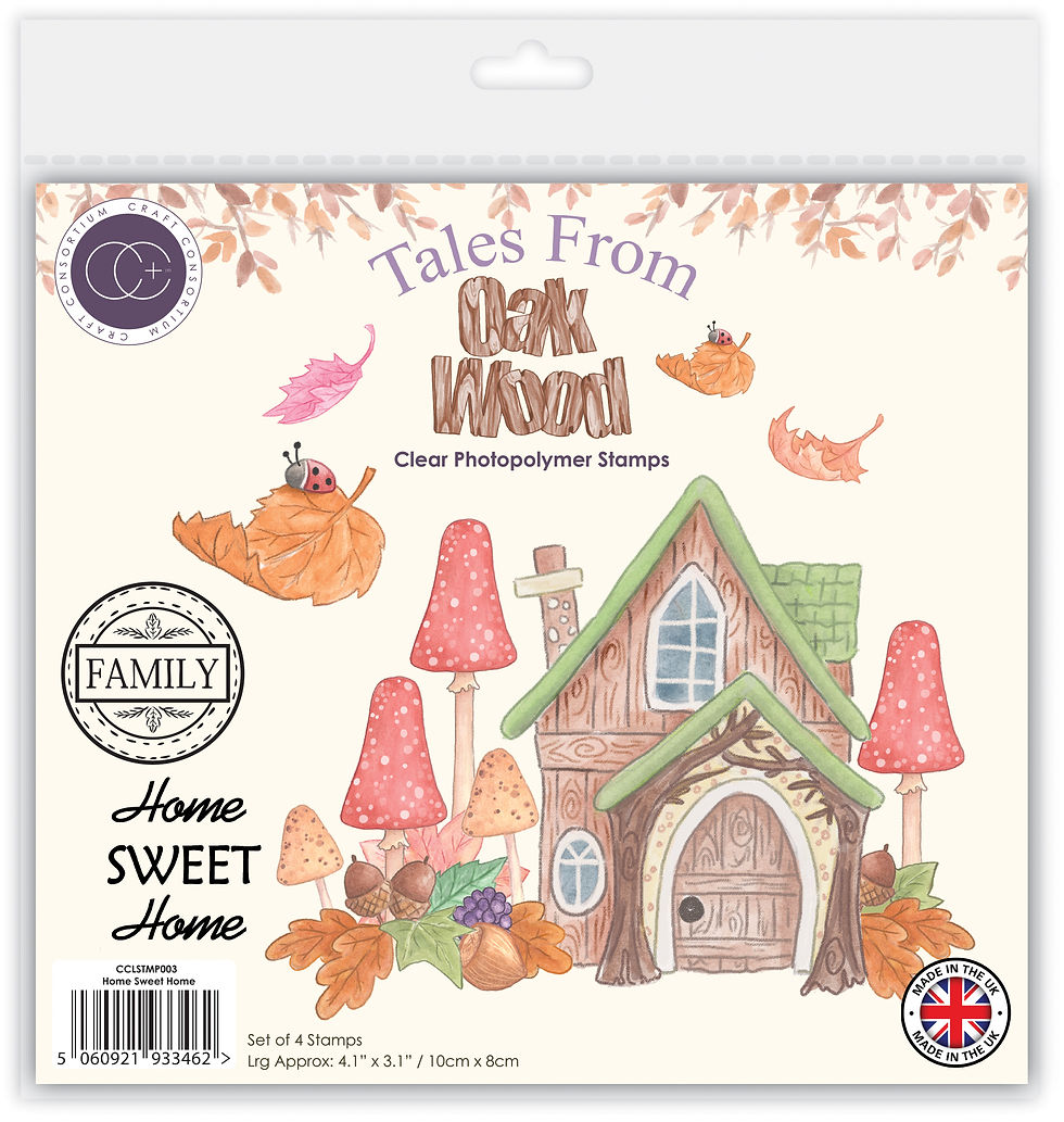 Tales From Oak Wood - Home Sweet Home - Clear Photopolymer Stamp Set