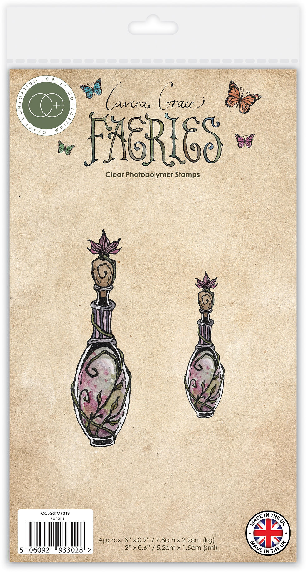 Thumbnail: FAERIES - Photopolymer Stamp Set - Potions