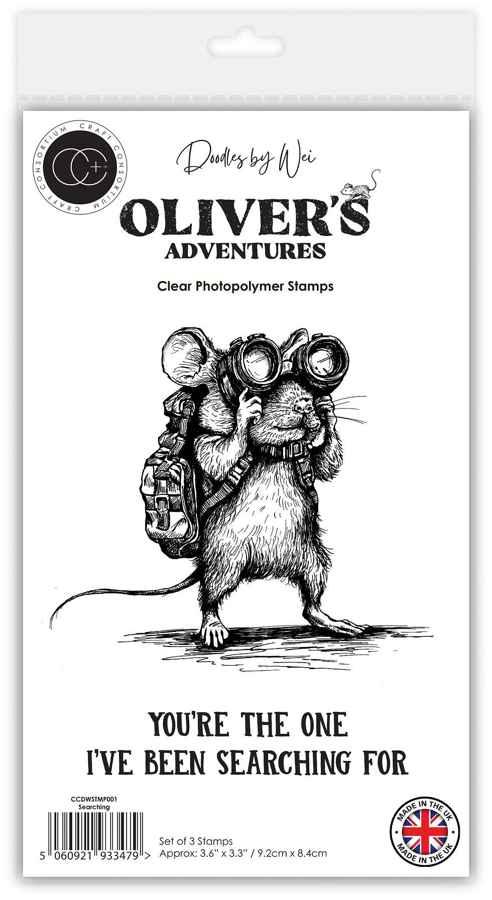 Thumbnail: Oliver's Adventures - Searching - Clear Photopolymer Stamp Set