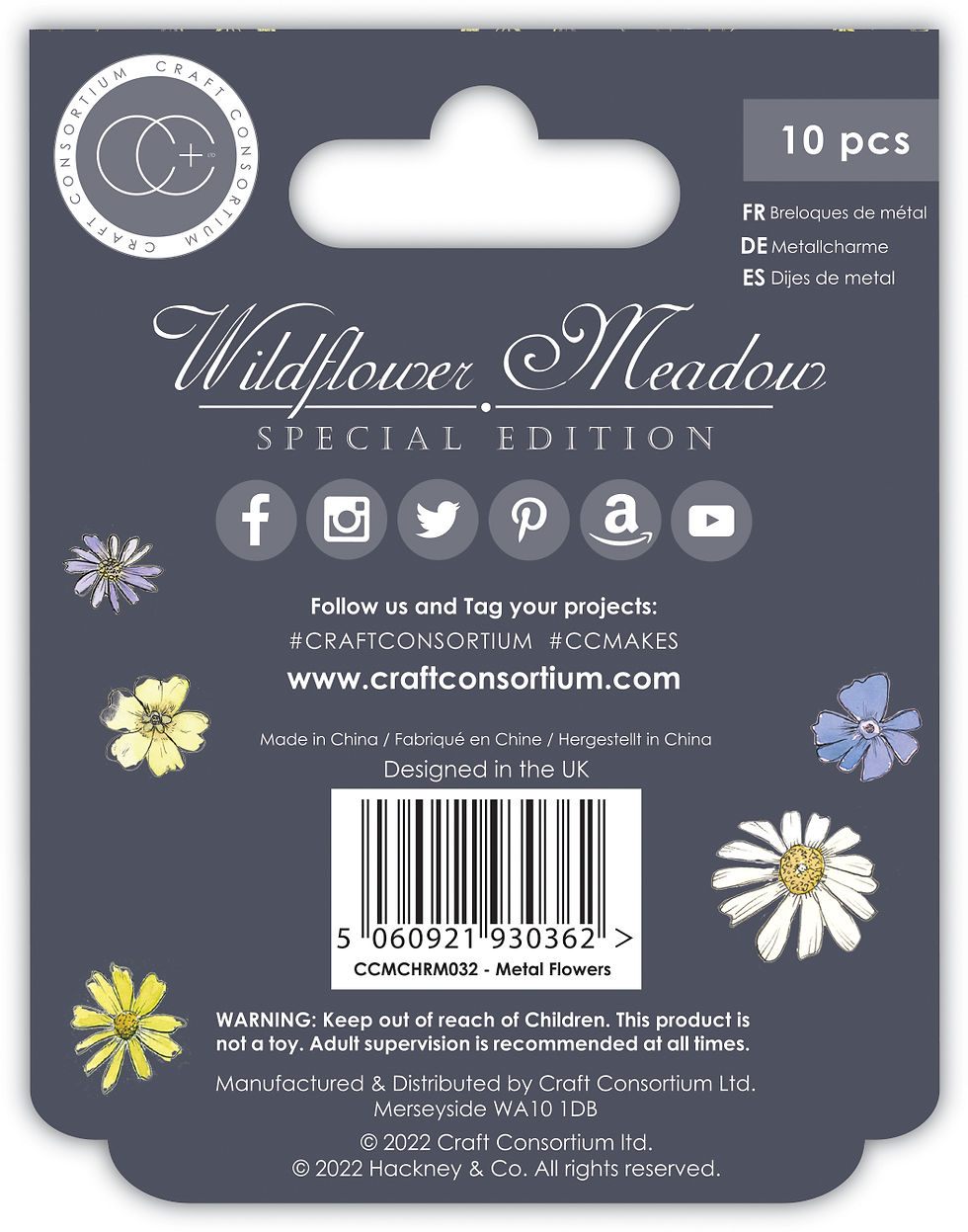 Thumbnail: Wildflower Meadow - Special Edition - Silver Flower Charms