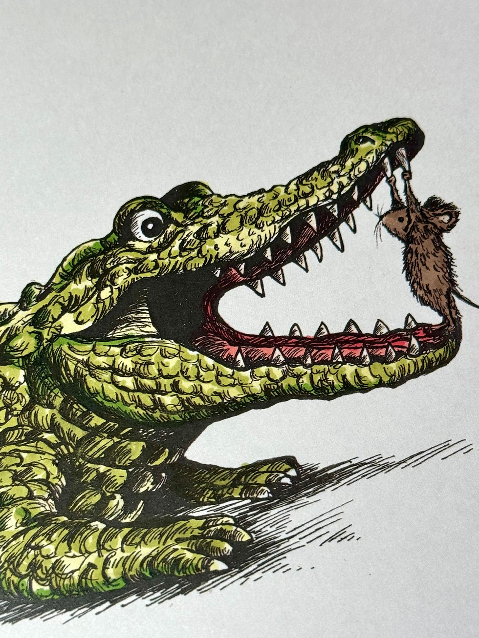 Thumbnail: Oliver's Adventures - In a while crocodile - Clear Photopolymer Stamp Set