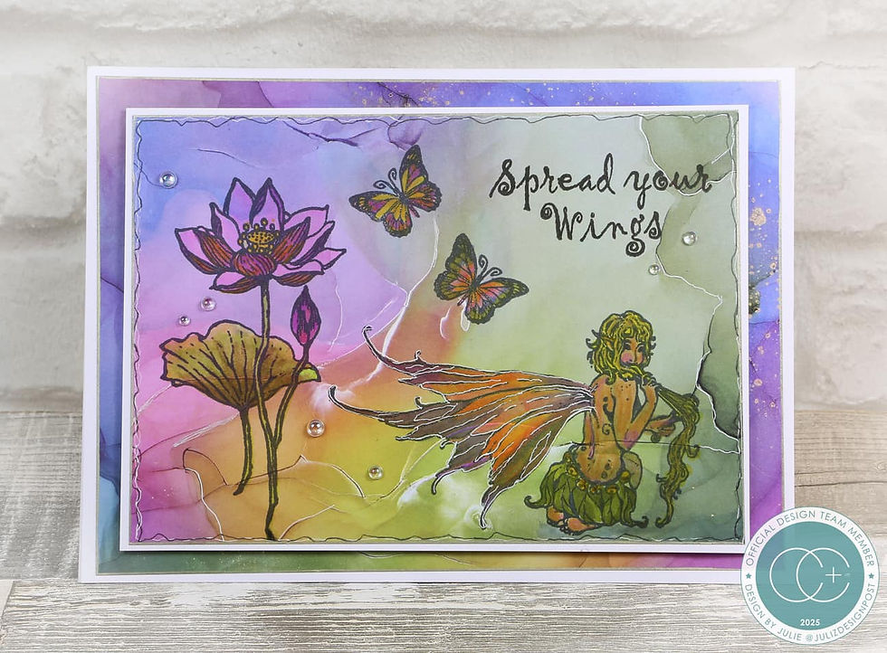 Thumbnail: FAERIES - Photopolymer Stamp Set - Brushing