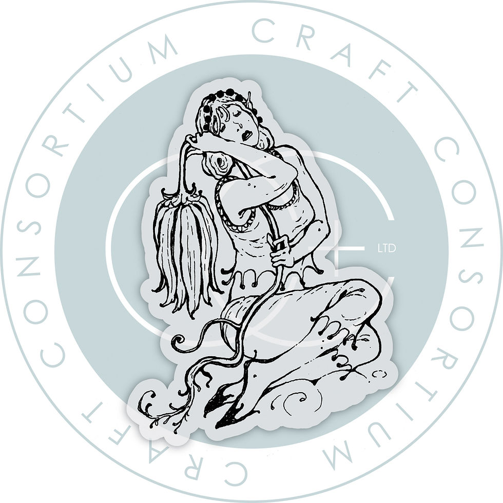 Thumbnail: FAERIES - Photopolymer Stamp Set - Wilted
