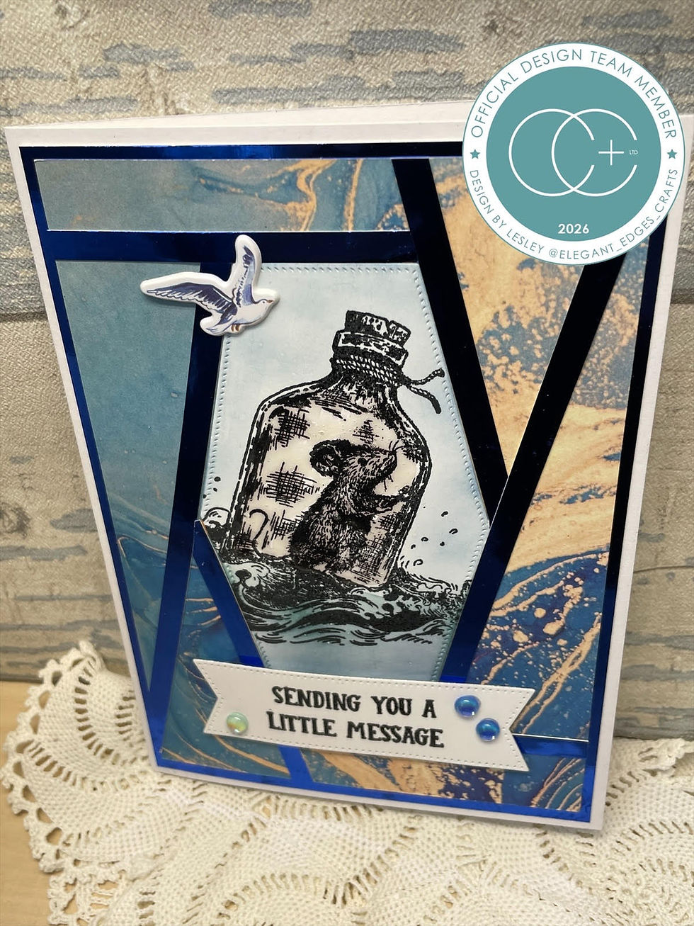 Thumbnail: Oliver's Adventures - Message in a Bottle - Clear Photopolymer Stamp Set