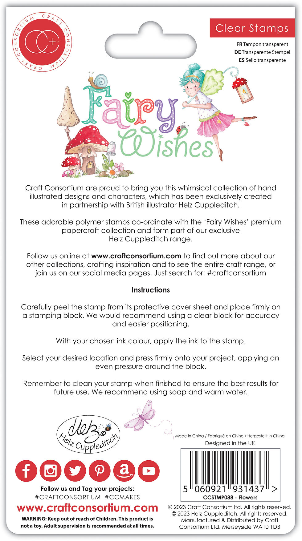 Thumbnail: Fairy Wishes - Stamp Set - Flowers