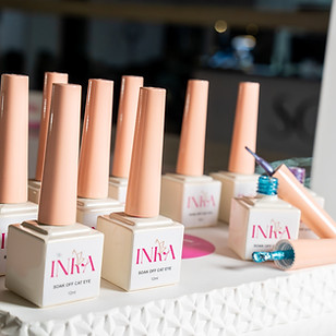 coleccion de esmaltes rubber cat eye de Inka Nails