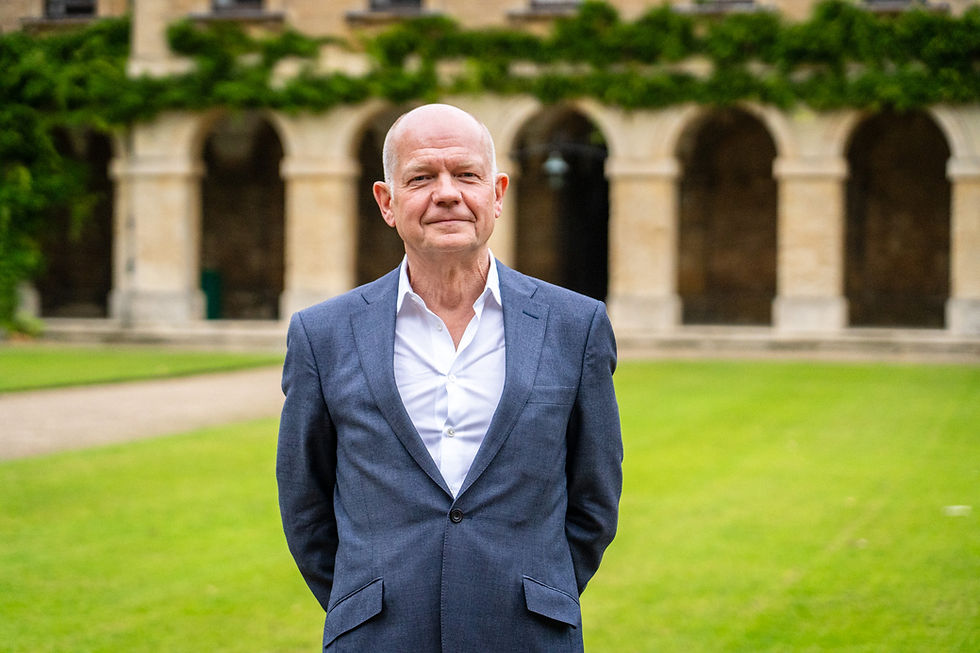 William Hague in Magdalen