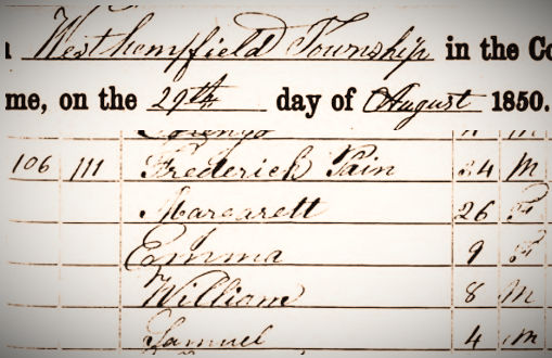 1850 US Federal Census - Lancaster County, Pennsylvania