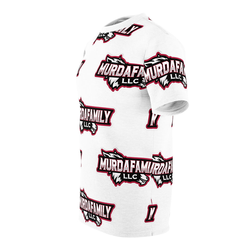 Thumbnail: All White MurdaFamilyLLC Unisex T-Shirt