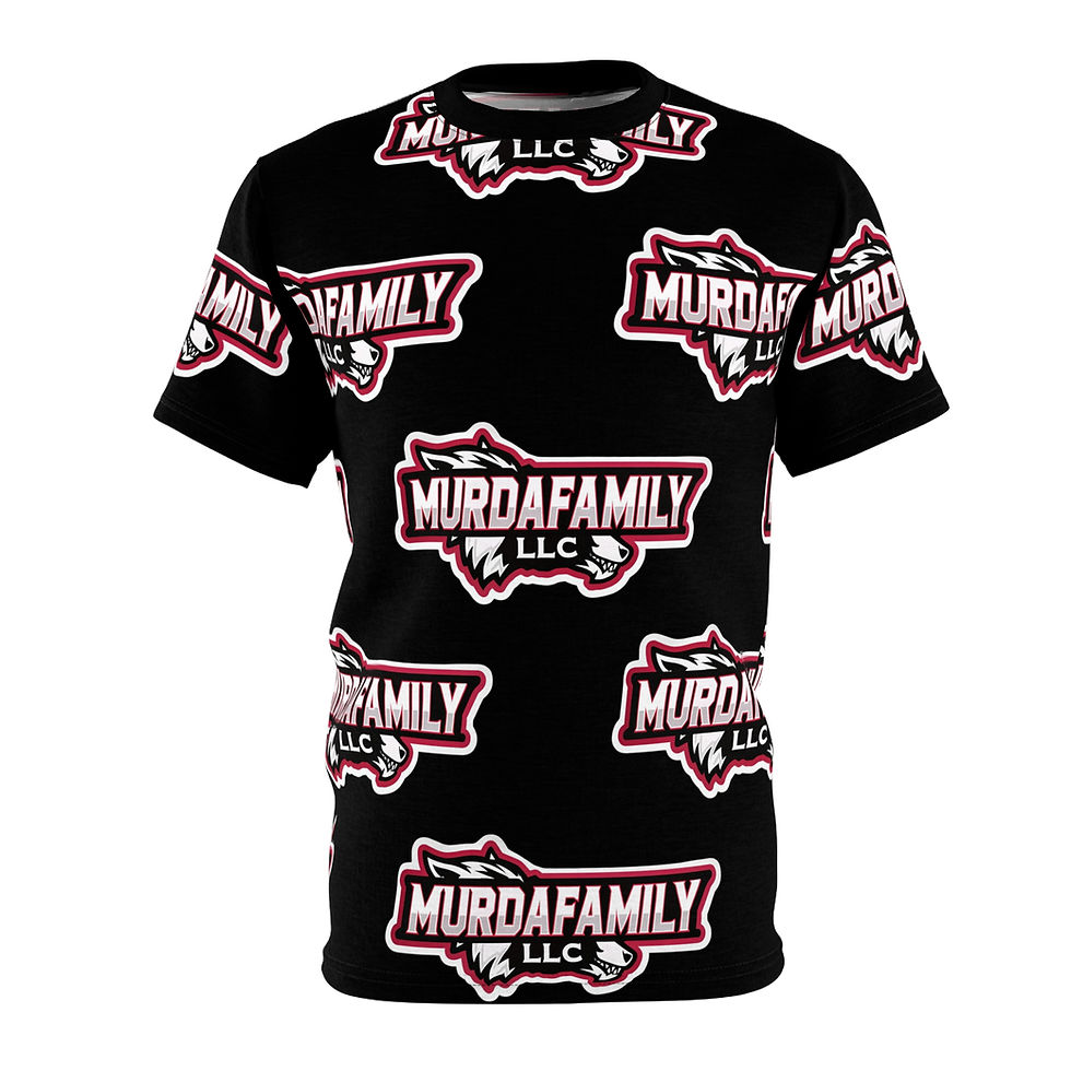 All Black MurdaFamilyLLC Unisex T-Shirt