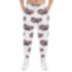 Thumbnail: All White MurdaFamilyLLC Unisex Atgletic Joggers