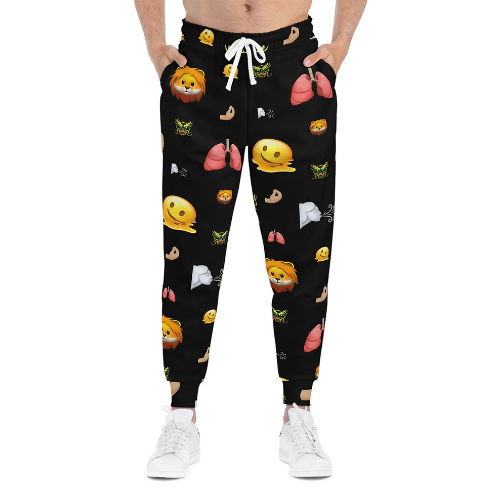 Thumbnail: All Black "Made You Look" Athletic Joggers (Unisex)